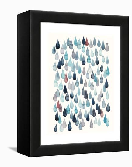 Watercolor Drops II-Grace Popp-Framed Stretched Canvas