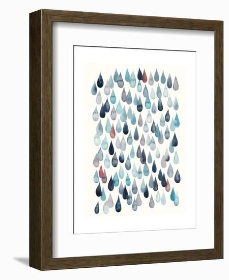 Watercolor Drops II-Grace Popp-Framed Art Print