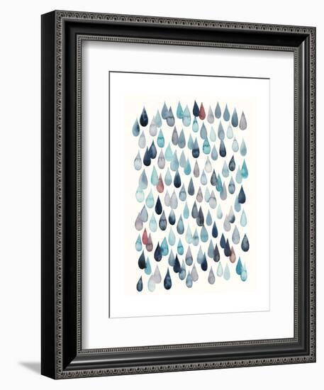 Watercolor Drops II-Grace Popp-Framed Art Print