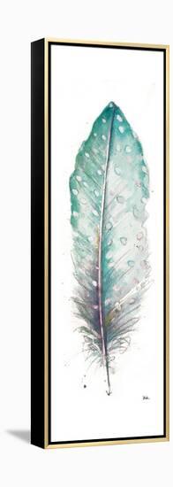 Watercolor Feather White I-Patricia Pinto-Framed Stretched Canvas