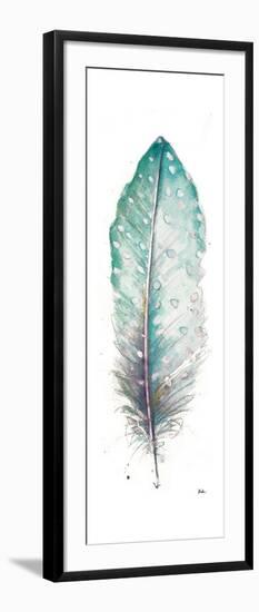 Watercolor Feather White I-Patricia Pinto-Framed Art Print