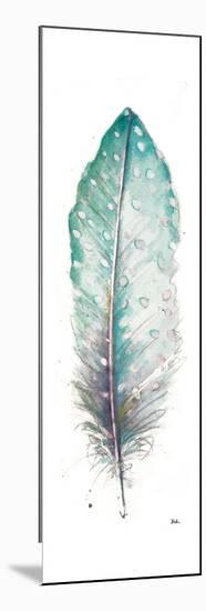 Watercolor Feather White I-Patricia Pinto-Mounted Art Print