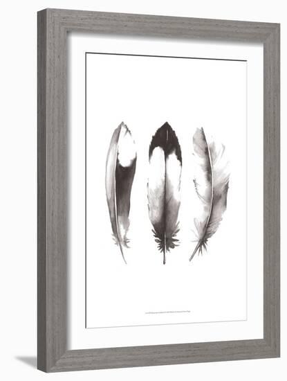 Watercolor Feathers II-Grace Popp-Framed Art Print