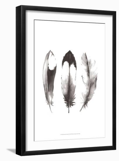 Watercolor Feathers II-Grace Popp-Framed Art Print