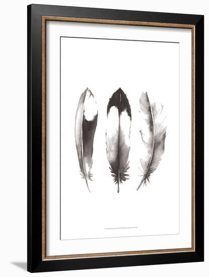 Watercolor Feathers II-Grace Popp-Framed Art Print