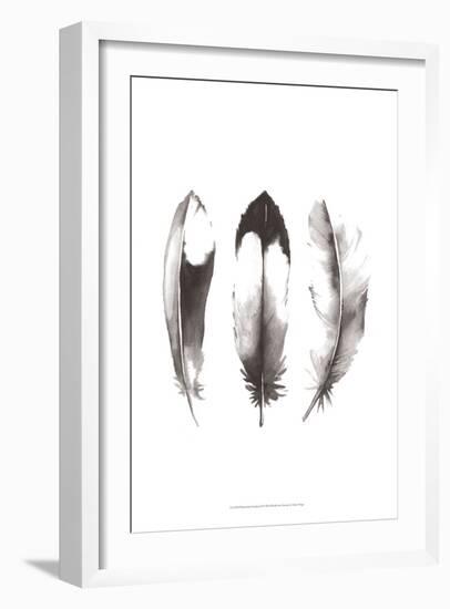 Watercolor Feathers II-Grace Popp-Framed Art Print