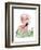 Watercolor Flamingo Composition I-Grace Popp-Framed Art Print