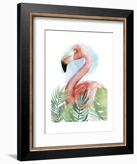 Watercolor Flamingo Composition II-Grace Popp-Framed Art Print