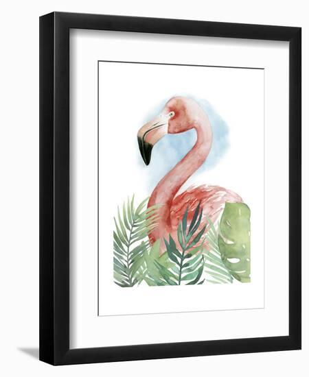 Watercolor Flamingo Composition II-Grace Popp-Framed Art Print