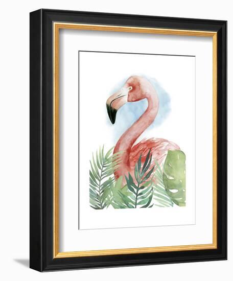 Watercolor Flamingo Composition II-Grace Popp-Framed Art Print