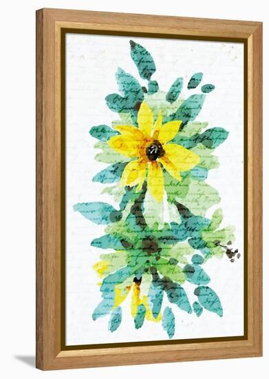 Watercolor Floral 1-Kimberly Allen-Framed Stretched Canvas