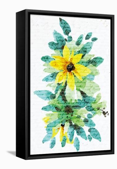 Watercolor Floral 1-Kimberly Allen-Framed Stretched Canvas