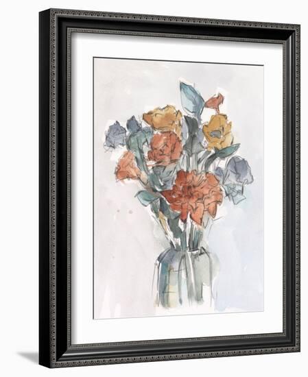 Watercolor Floral Arrangement I-Ethan Harper-Framed Art Print