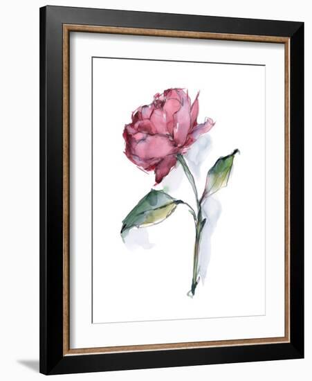 Watercolor Floral Contour III-Ethan Harper-Framed Art Print