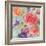 Watercolor Floral I on Grey-Danhui Nai-Framed Premium Giclee Print