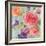 Watercolor Floral I on Grey-Danhui Nai-Framed Premium Giclee Print