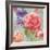 Watercolor Floral II on Grey-Danhui Nai-Framed Premium Giclee Print