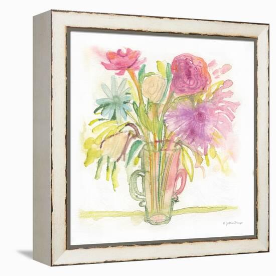 Watercolor Floral-Jessica Mingo-Framed Stretched Canvas