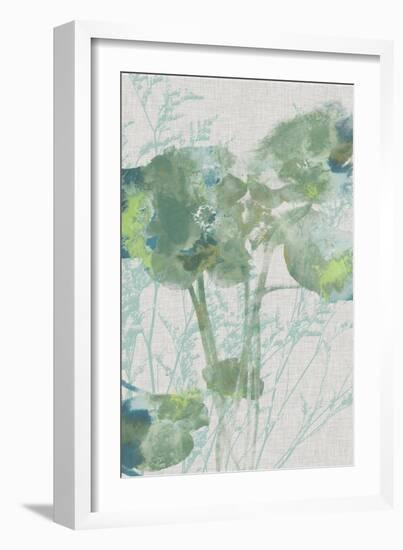 Watercolor Flower Panel II-Jennifer Goldberger-Framed Art Print