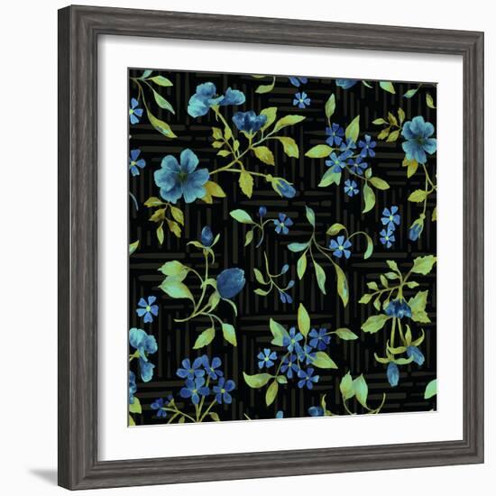 Watercolor Flowers 101-Yachal Design-Framed Giclee Print