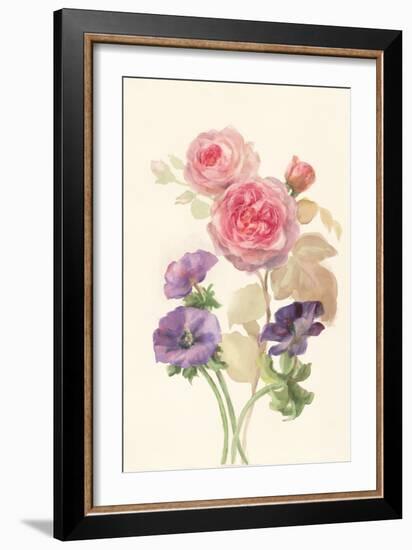 Watercolor Flowers III-Danhui Nai-Framed Art Print