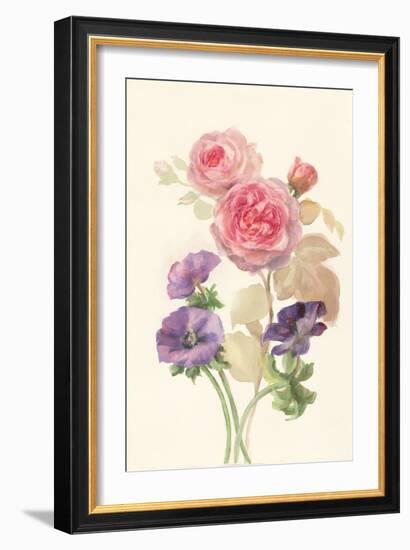 Watercolor Flowers III-Danhui Nai-Framed Art Print