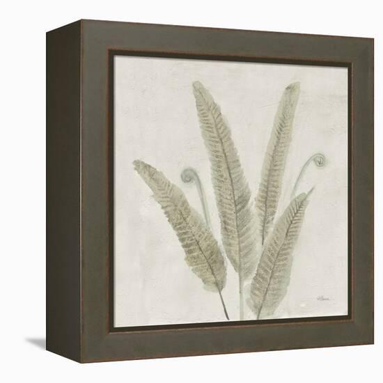 Watercolor Forest Ferns II v2-Albena Hristova-Framed Stretched Canvas