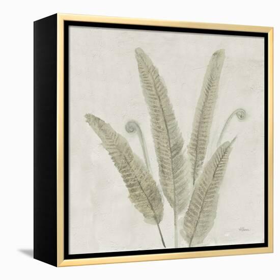 Watercolor Forest Ferns II v2-Albena Hristova-Framed Stretched Canvas
