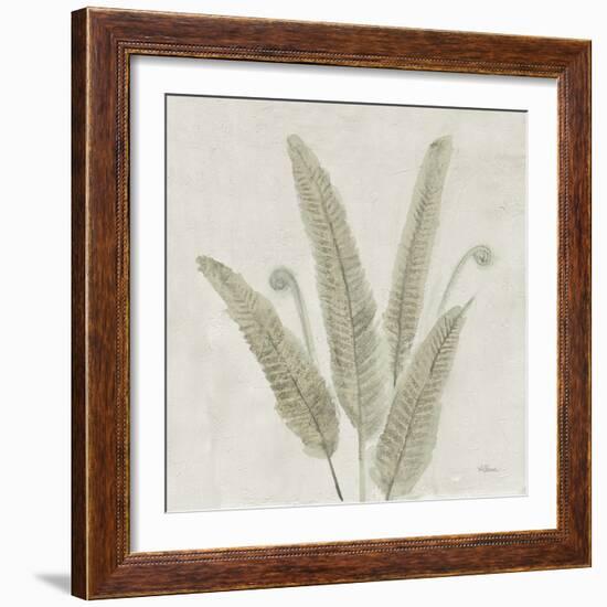 Watercolor Forest Ferns II v2-Albena Hristova-Framed Art Print