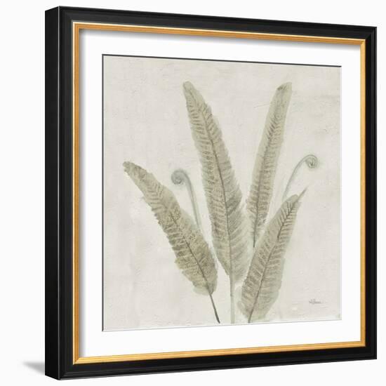 Watercolor Forest Ferns II v2-Albena Hristova-Framed Art Print