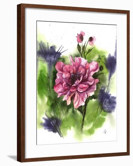 Watercolor Garden I-Irina Trzaskos Studio-Framed Giclee Print