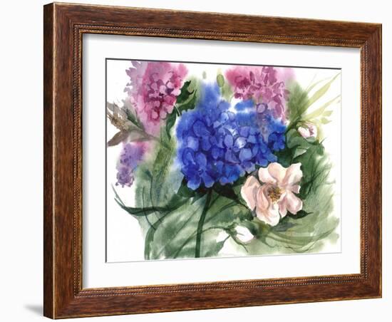 Watercolor Garden II-Irina Trzaskos Studio-Framed Giclee Print