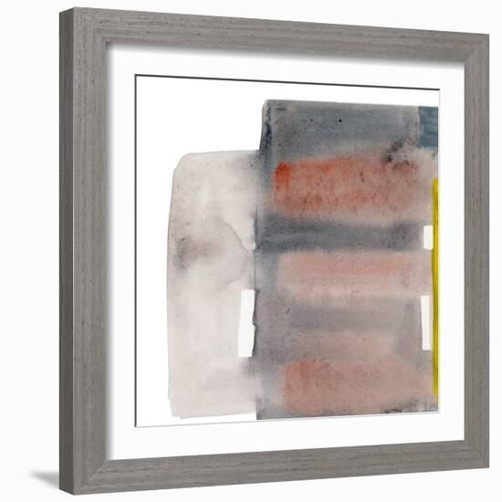 Watercolor Geo Block-Stella Chang-Framed Art Print