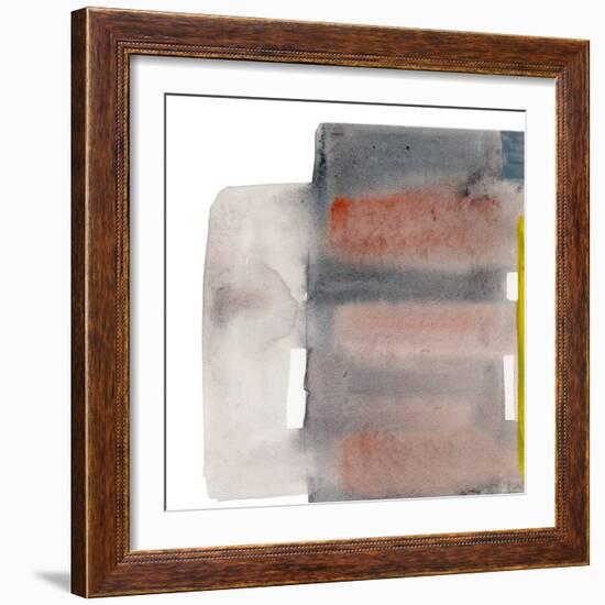 Watercolor Geo Block-Stella Chang-Framed Art Print