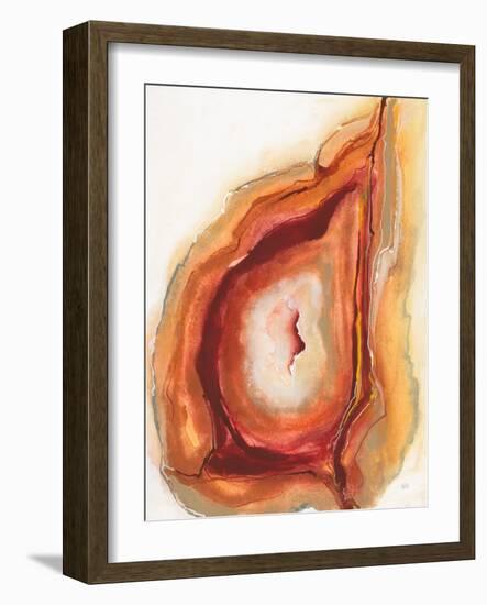 Watercolor Geode V-Chris Paschke-Framed Art Print