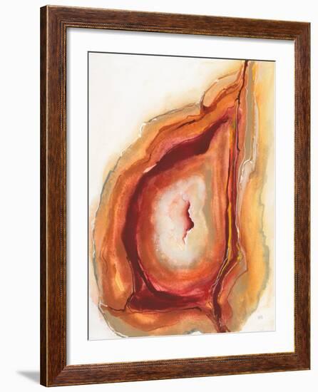 Watercolor Geode V-Chris Paschke-Framed Art Print