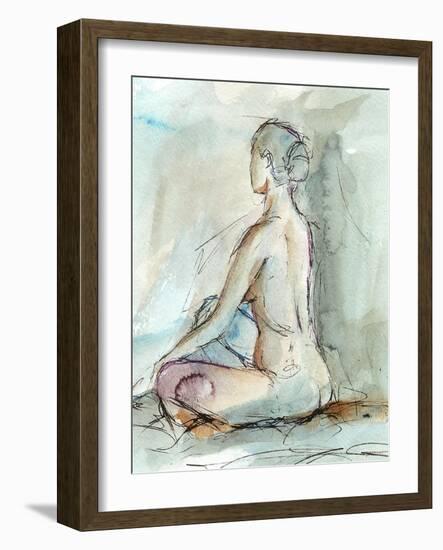 Watercolor Gesture Study II-Ethan Harper-Framed Art Print