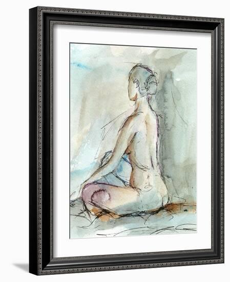 Watercolor Gesture Study II-Ethan Harper-Framed Art Print