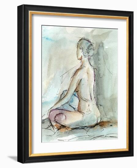 Watercolor Gesture Study II-Ethan Harper-Framed Art Print