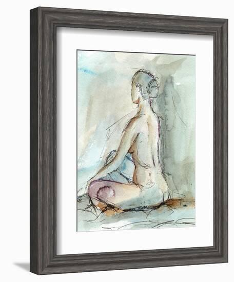 Watercolor Gesture Study II-Ethan Harper-Framed Art Print