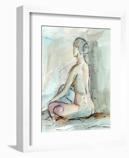 Watercolor Gesture Study II-Ethan Harper-Framed Art Print