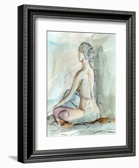 Watercolor Gesture Study II-Ethan Harper-Framed Art Print