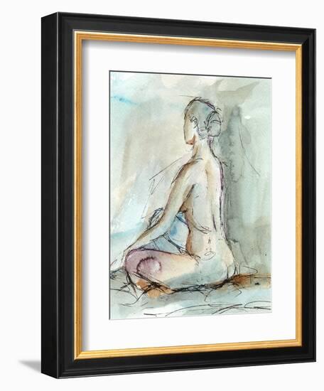 Watercolor Gesture Study II-Ethan Harper-Framed Art Print