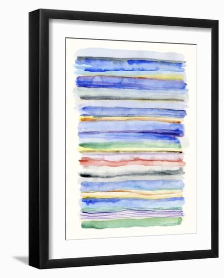 Watercolor Gradation-Nikki Galapon-Framed Art Print