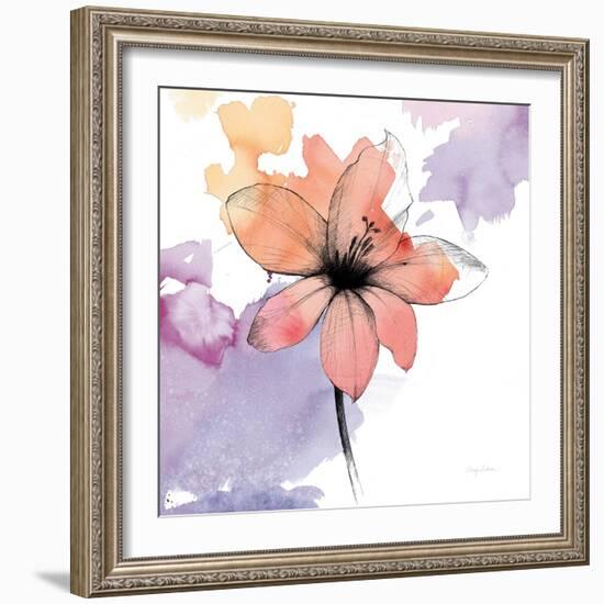 Watercolor Graphite Flower II-Avery Tillmon-Framed Art Print