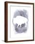 Watercolor Gray Buffalo-Jetty Printables-Framed Art Print