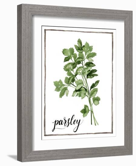 Watercolor Herbs II-Grace Popp-Framed Art Print