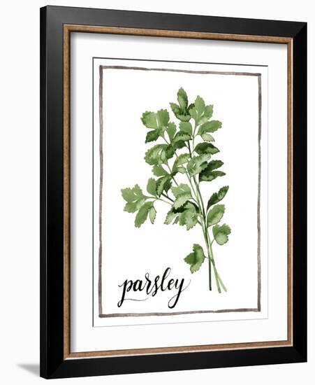 Watercolor Herbs II-Grace Popp-Framed Art Print