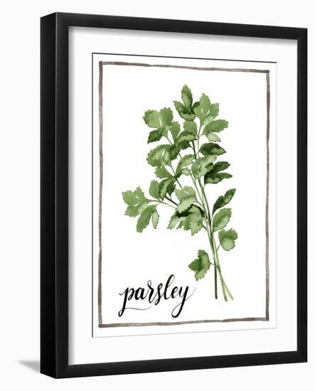 Watercolor Herbs II-Grace Popp-Framed Art Print