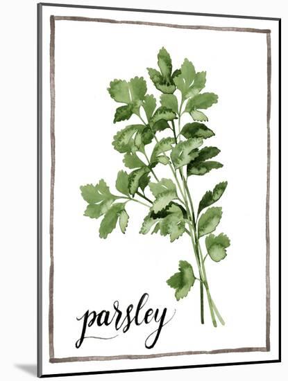 Watercolor Herbs II-Grace Popp-Mounted Art Print